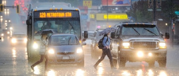 رکورد 61 ساله بارش باران در ونکوور شکسته شد