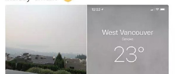 هشدار به ساکنان ونکوور بزرگ بابت افزایش دود و غبار هوا