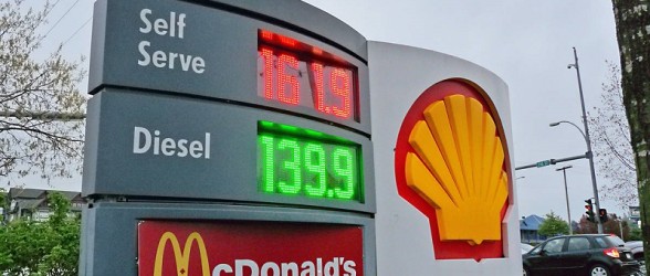 پیش بینی بنزین لیتری 1.60 دلار برای چند ماه آینده در ونکوور بزرگ